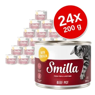 Smilla Puszki z wołowiną, 6 x 200 g - Wołowina z wątróbkami kurzymi - Mokra karma dla kotów - miniaturka - grafika 2