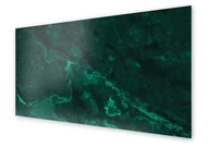 Dekoracje domu - Panel kuchenny HOMEPRINT Naturalny zielony marmur 125x50 cm - miniaturka - grafika 1