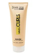 Maski do włosów - Stapiz Sleek Line Waves & Curls Maska Do Włosów 250ml - miniaturka - grafika 1
