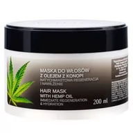 Maski do włosów - INDIA India Maska Do Włosów Z Olejem Z Konopi 200Ml IND357 - miniaturka - grafika 1