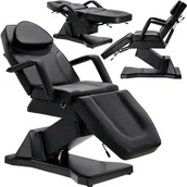 Fotele kosmetyczne - Fotel kosmetyczny elektryczny pedicure regulacja erwin-black - miniaturka - grafika 1