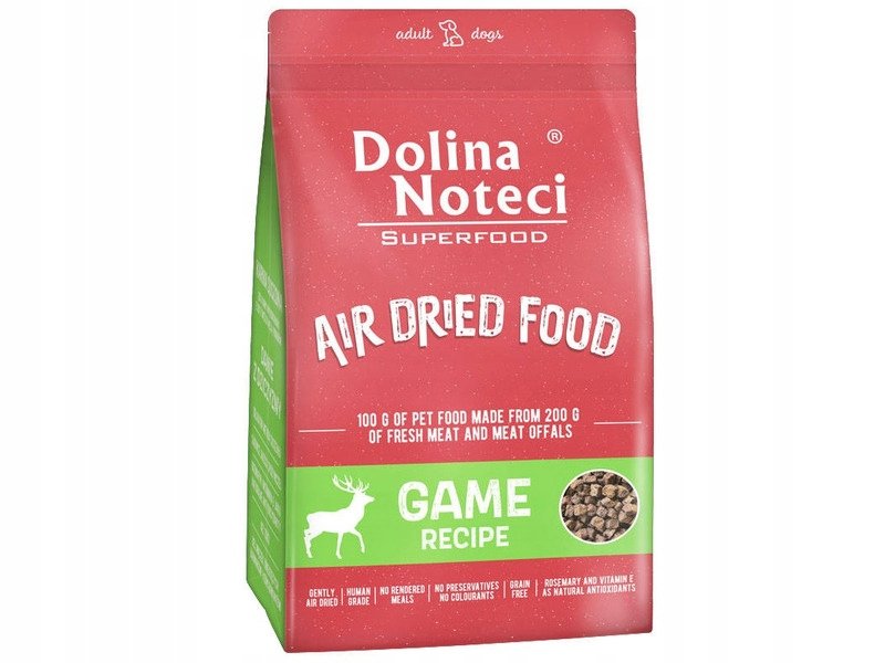 DOLINA NOTECI Superfood Danie z dziczyzny- karma suszona dla psa 5kg