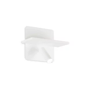 Kinkiet ścienny z półką PIANO AP BIANCO 287317 - Ideal Lux - Lampy ścienne - miniaturka - grafika 1