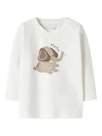 Kaftaniki dla niemowląt - name it Koszulka "Fanty" w kolorze białym - miniaturka - grafika 1