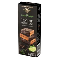 Ciastka - Kopernik Z serca fabryki Torcik piernikowy w deserowej czekoladzie smak limonki 180 g - miniaturka - grafika 1