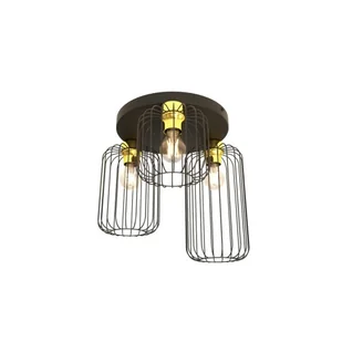 Plafon Emibig BARN 3PREM BL GOLD - Lampy sufitowe - miniaturka - grafika 1