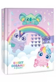 Pamiętnik na kod z efektami dźwiękowymi Sweet Dreams KL11680 Kids Euroswan - Notesy i bloczki - miniaturka - grafika 1
