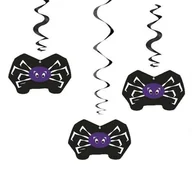 Halloween - Unique Świderki wiszące "Halloween pająki", UNIQUE, 65 cm, 3 szt. U46462 - miniaturka - grafika 1