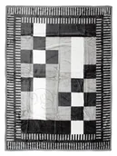 Koce - Koc Elway 160x210 abstrakcja geometryczna szara - miniaturka - grafika 1