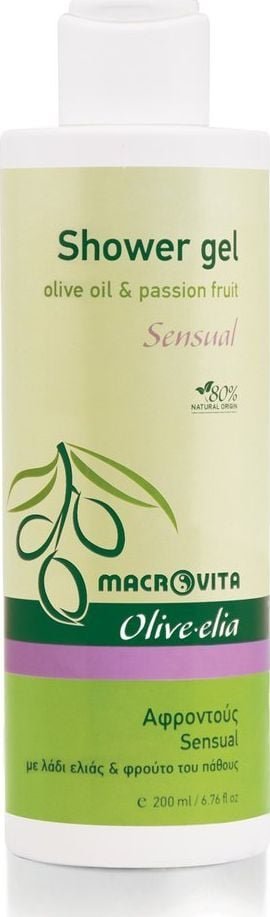 Macrovita MACROVITA OLIVE-ELIA SENSUAL żel pod prysznic z passiflorą i lilią wodną 200ml