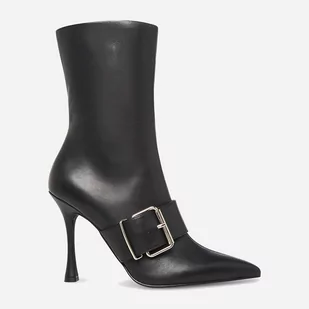Damskie kozaki Steve Madden Banter Bootie SM11002605-017 37 23 cm Czarne (8720857117660) - Kozaki damskie - miniaturka - grafika 1