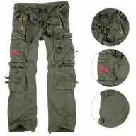 Odzież trekkingowa męska - Spodnie bushcraft męskie Surplus Bojówki Royal Traveler Olive - miniaturka - grafika 1