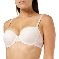 Biustonosze - Calvin Klein Damski biustonosz balcon z podszewką balcon, różowy, 85C - miniaturka - grafika 1