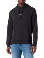 Bluzy męskie - Marc O'Polo Bluza męska M22407754440, 990, czarna, 990, S - miniaturka - grafika 1