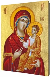 Iwerska ikona Matki Bożej - Ikony i obrazy sakralne - miniaturka - grafika 1