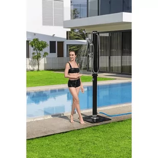 Bestway Solarny prysznic zewnętrzny Solar Flow, czarny, 20 L - Akcesoria do basenów - miniaturka - grafika 1