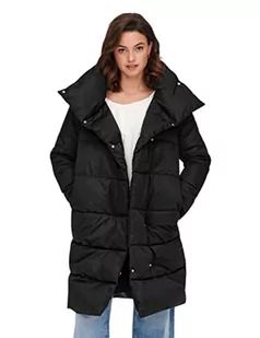 ONLY Onlnewjune Long Puffer Cs OTW kurtka damska, czarny, XS - Kurtki damskie - miniaturka - grafika 1
