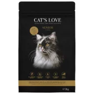 Sucha karma dla kotów - Cats Love Senior Ente - karma dla kota seniora z kaczką 2 kg - miniaturka - grafika 1