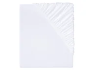 Prześcieradła - LIVARNO home Prześcieradło z mikrowłókna z gumką, 180-200 x 200 cm (Biały) - miniaturka - grafika 1