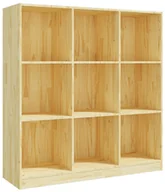 Regały - Sosnowy Regał Kwadrat W Stylu Skandynawskim K0-W29 - miniaturka - grafika 1