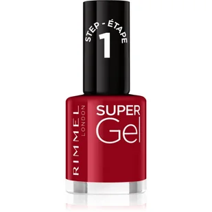 Rimmel London Super Gel STEP1 lakier do paznokci 12 ml dla kobiet 056 Sexy Santa - Lakiery do paznokci - miniaturka - grafika 1