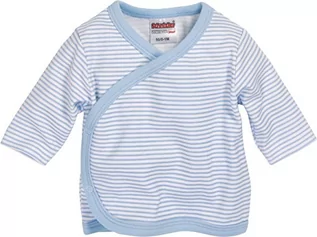 Bluzki dla niemowląt - Schnizler Dziecięca bluza z pierścieniami Langarm dla chłopców, niebieski (biały/niebieski), 0 miesi?cy - grafika 1