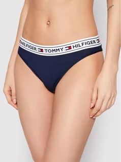 Majtki damskie - Tommy Hilfiger Figi brazylijskie Brazilian UW0UW00723 Granatowy - grafika 1