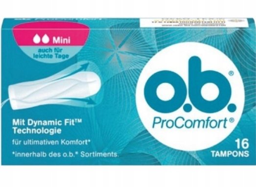 O.B. PROCOMFORT MINI tampony 16 sztuk