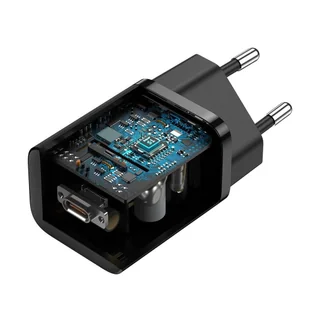 Baseus Super Si szybka ładowarka sieciowa Quick Charge 3.0 Power Delivery 25W 3A + Kabel USB Typ C - USB Typ C 3A 1m czarny (TZCCSUP-L01) - Kable USB - miniaturka - grafika 9