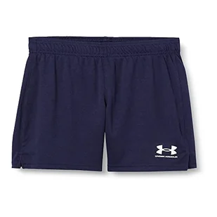 Under Armour UA Y Ch. Core Szorty granatowe, YXL - Spodenki damskie - miniaturka - grafika 1