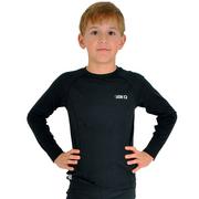 Odzież sportowa dziecięca - Juniorska koszulka termoaktywna z długim rękawem Ice-Q Smart Kid Black - miniaturka - grafika 1