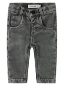 Spodenki dla niemowląt - Lil Atelier Dżinsy "Nadie" - Regular fit - w kolorze szarym - miniaturka - grafika 1
