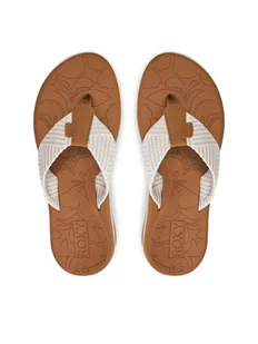 Roxy Japonki ARJL100899 Écru - Klapki i japonki damskie - miniaturka - grafika 1