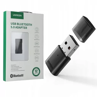 uGreen Adapter USB UGREEN CM390 Bluetooth 5.0 czarny) 80889 - Adaptery i przejściówki - miniaturka - grafika 1