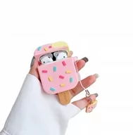 Akcesoria do słuchawek - Etui Na Słuchawki AIRPODS 1/2 - Lód na Patyku - Różowy - miniaturka - grafika 1