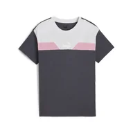 Odzież sportowa dziecięca - Młodzieżowa koszulka o luźnym kroju PUMA POWER PUMA Galactic Gray - miniaturka - grafika 1