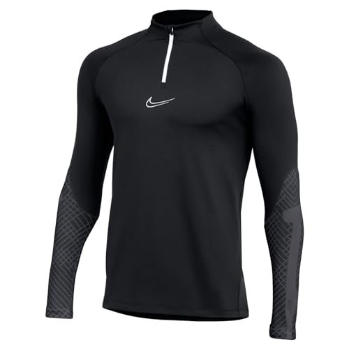 Nike Męska koszulka z długim rękawem M Nk Df Strk Dril Top K, czarny/antracytowy/biały, DH8732-010, XS