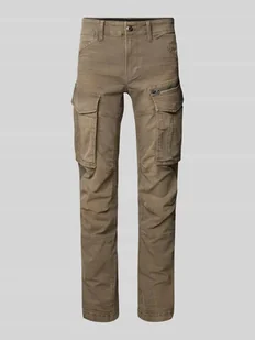 Spodnie o kroju regular fit z kieszeniami cargo model ‘Rovic zip 3d’ - Spodnie męskie - miniaturka - grafika 1