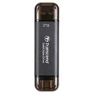 Dyski SSD - Dysk SSD Transcend ESD310C 2TB USB Type-A/USB Type-C 3D NAND (TS2TESD310C) Zewnętrzny - miniaturka - grafika 1