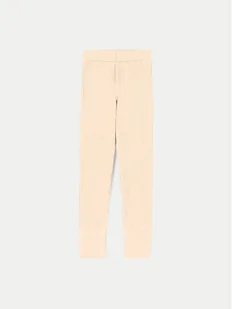 Coccodrillo Legginsy ZC4122101RGJ Beżowy Slim Fit - Legginsy - miniaturka - grafika 1