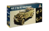Kolekcjonerskie modele pojazdów - Italeri Samochód osobowo-terenowy Kdf.1 typ 82 Kübelwagen 7405 - miniaturka - grafika 1