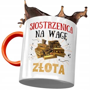 Kubek Pomarańczowy Dla Siostrzenicy na Prezent z Nadrukiem ze Zdjęciem + Opakowanie na prezent (wzór 02) - Kubki Kubek Pomarańczowy Dla Siostrzenicy na Prezent z Nadrukiem ze Zdjęciem + Opakowanie na prezent (wzór 02) - Kubki - miniaturka - grafika 1