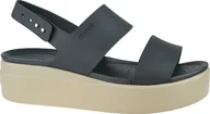 Sandały męskie - Crocs Buty męskie Brooklyn Low Wedge czarne r. 36/37 206453-07H - miniaturka - grafika 1