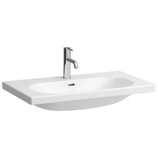 Laufen Lua umywalka 80x46 cm ścienna prostokątna biała H8100874001091 - Umywalki - miniaturka - grafika 1