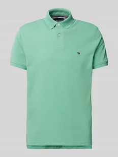 Koszulka polo o kroju regular fit z detalem z logo - Koszulki męskie - miniaturka - grafika 1