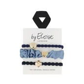 Ozdoby do włosów - By Eloise London Bangle Set Denim Days Gumka do włosów 1 szt - miniaturka - grafika 1