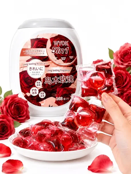 WYOK Perfumowane Kapsułki do Prania 5w1 168 kapsułek Oud Rose