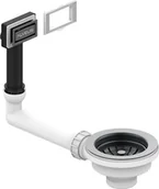 Syfony - Odpływ ALVEUS MONARCH ODPŁYW PRZELEW HALB RAMKA BLASZKA antracyt PVD (1144847) - miniaturka - grafika 1