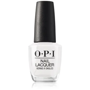 OPI Nail Lacquer, klasyczny lakier do paznokci, Alpine Snow NLL00, biały, 15ml - Lakiery hybrydowe - miniaturka - grafika 1