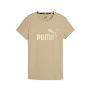 PUMA KOSZULKA ESS+ METALLIC LOGO 84830383 r XS - Koszulki i topy damskie - miniaturka - grafika 1